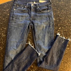 Rag and Bone ankle skinny jean